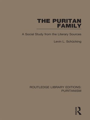 cover image of The Puritan Family